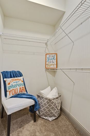 Spacious closets